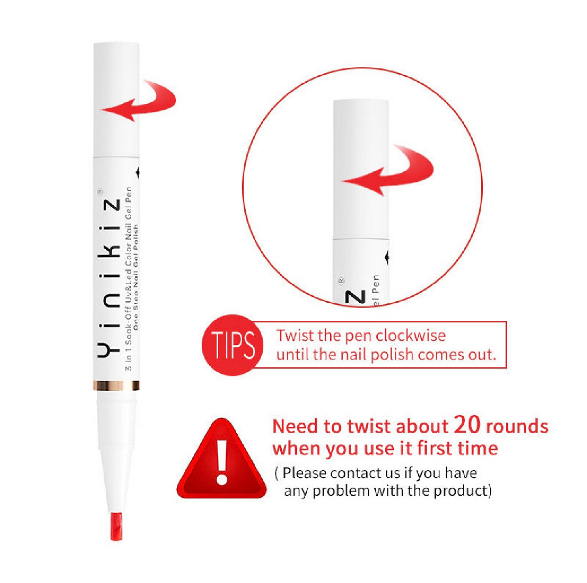 One-Step Gel Nail Polish Pen