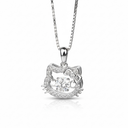 2 Carat Moissanite Pendant – Platinum‑Plated 925 Sterling Silver Necklace | Modern Goods Living