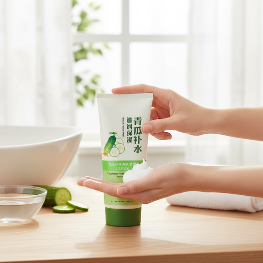 Cucumber Facial Cleanser – Hydrating, Non-Foaming Face Wash for All Skin Types