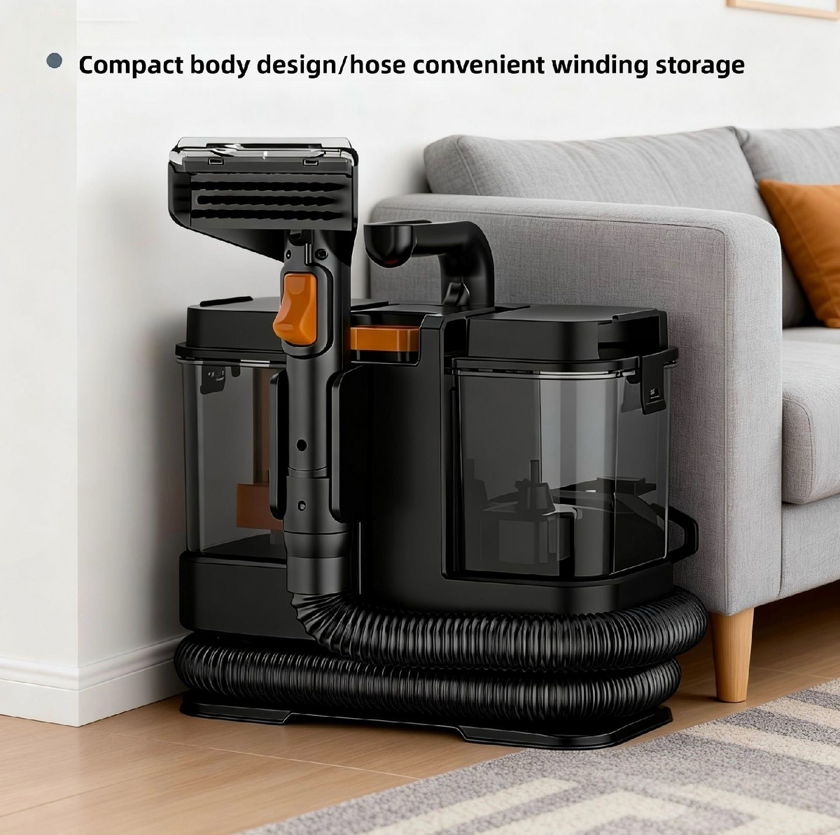 500W Portable Carpet & Upholstery Cleaner | 3-in-1 Spot Vacuum