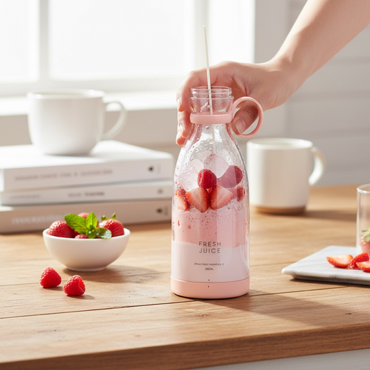 Portable High‑Power Juicer Cup – 18,000 RPM Cordless Blender Bottle (400ml)