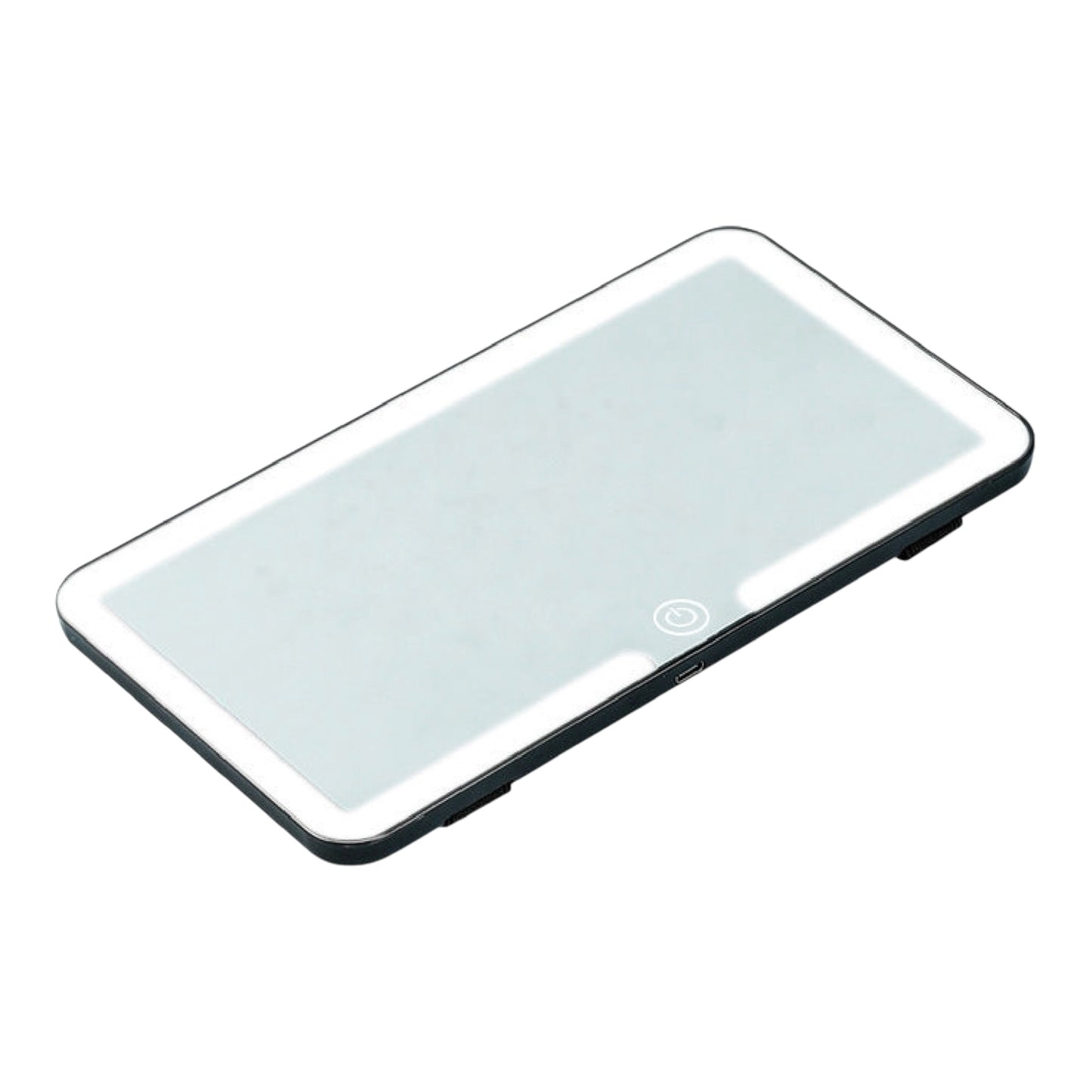 Car Sun Visor LED Makeup Mirror – 3-Color Light, Rechargeable & Clip-On
