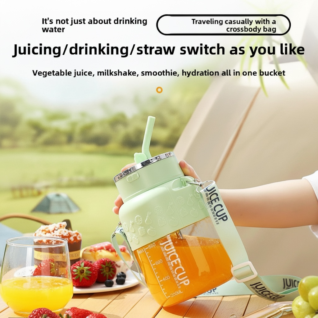 Portable High-Speed Juicer Cup 800ml – Rechargeable Blender