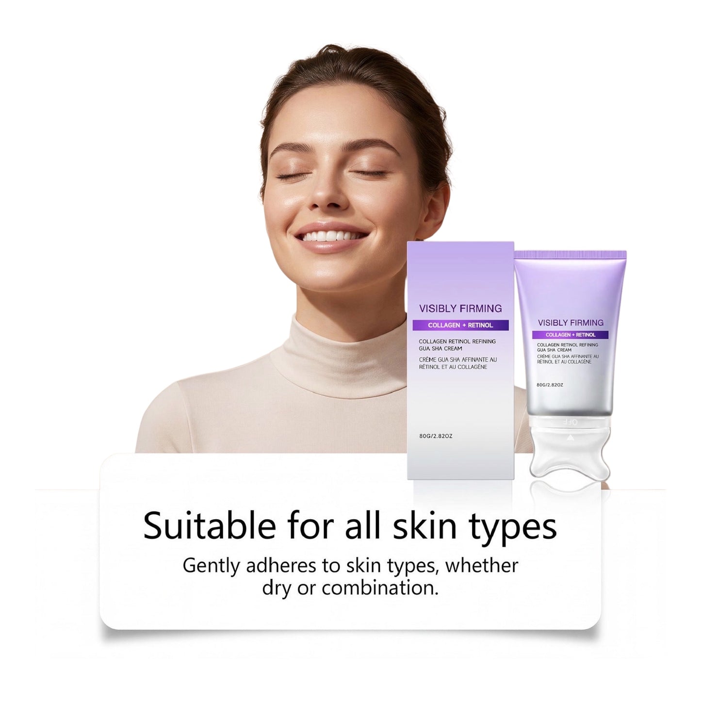 Retinol Hydrating Massage Cream 80g | Water-Based Daily Face Moisturizer