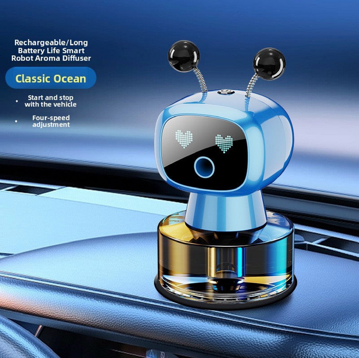 Smart Robot Car Diffuser & Air Purifier