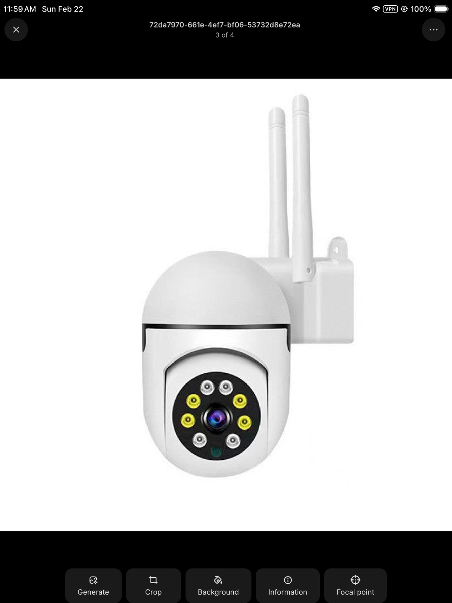 Smart Dual-Lens WiFi Security Camera