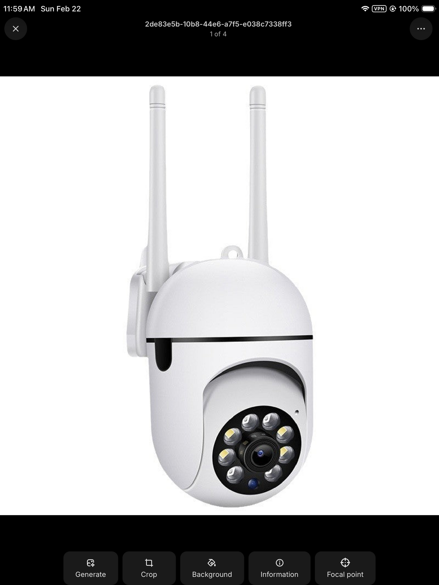 Smart Dual-Lens WiFi Security Camera