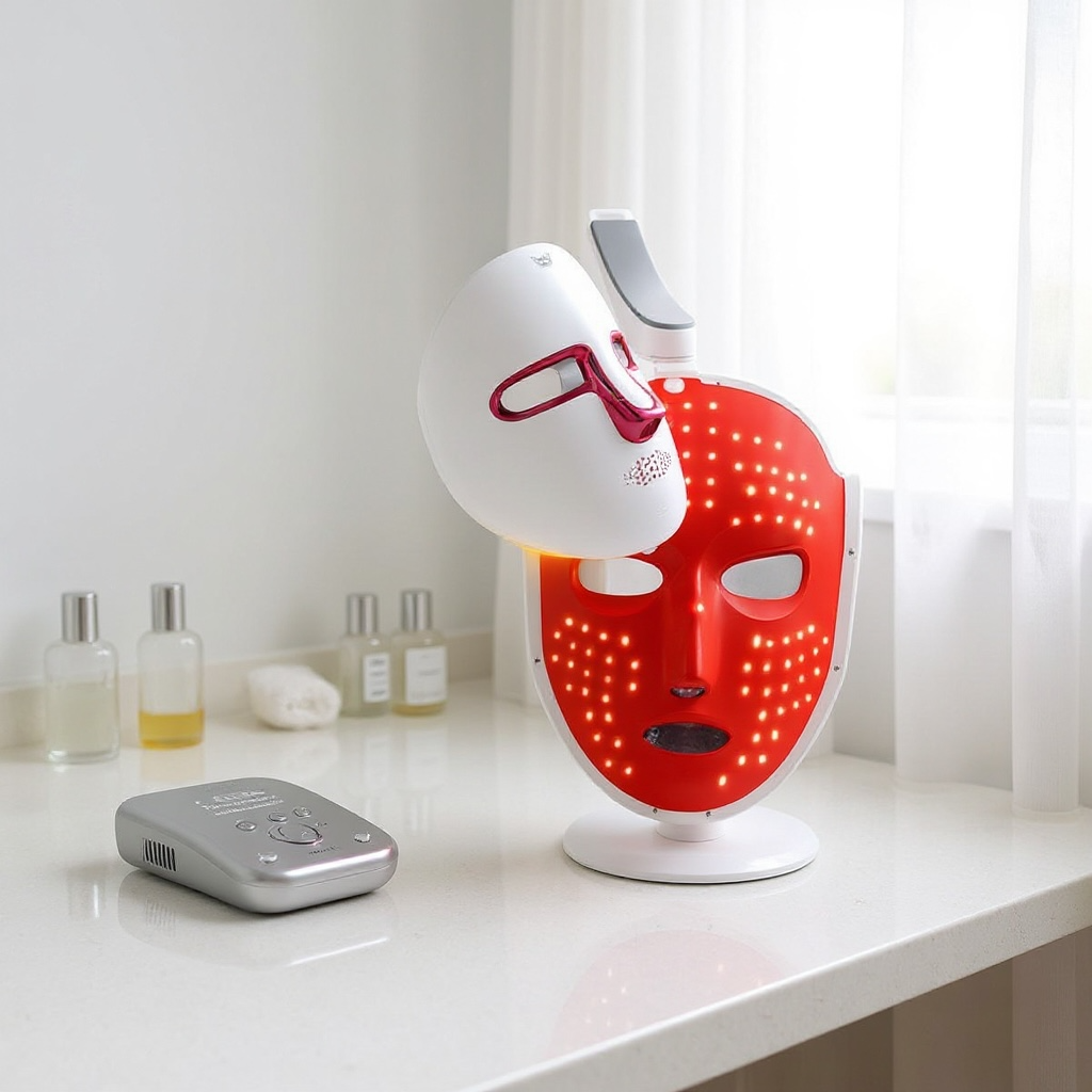 LED Light Therapy Face Mask – Rechargeable Photon Skin Rejuvenation Device | Modern Goods Living