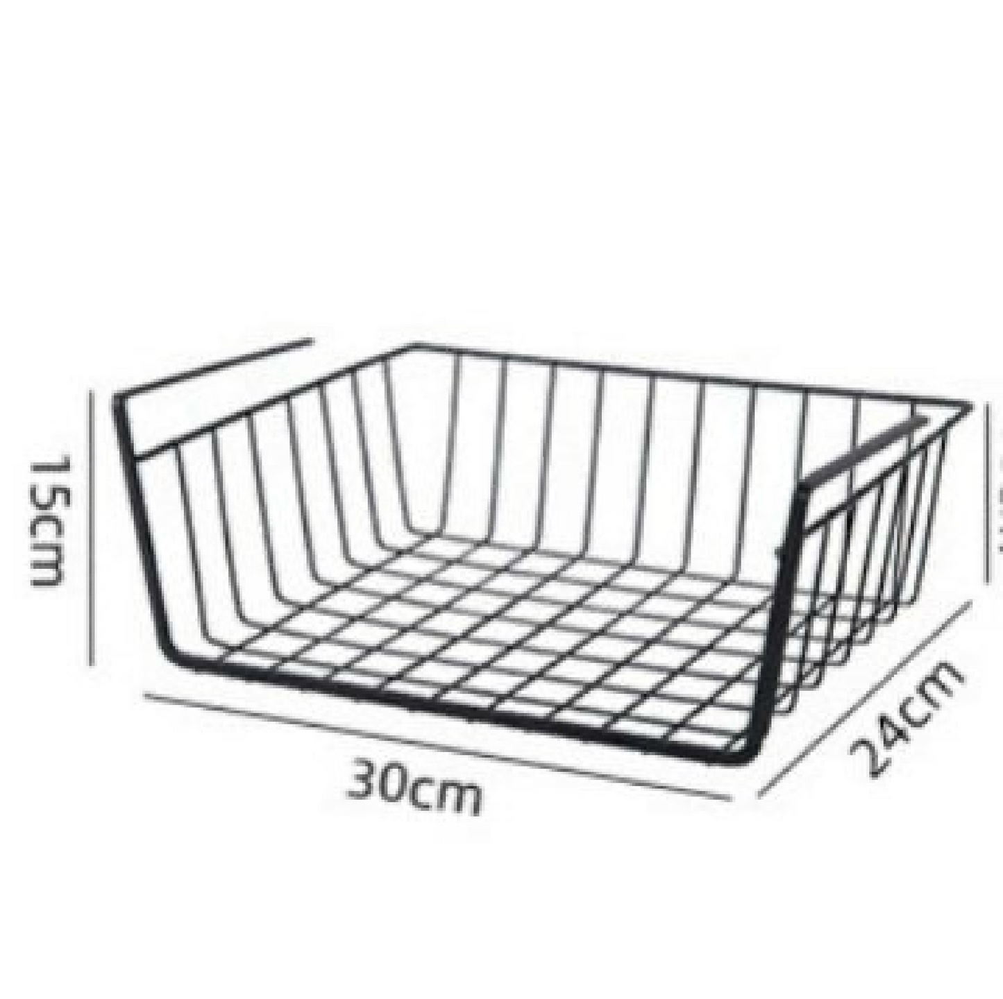 Under-Cabinet Hanging Basket (Stainless Steel)