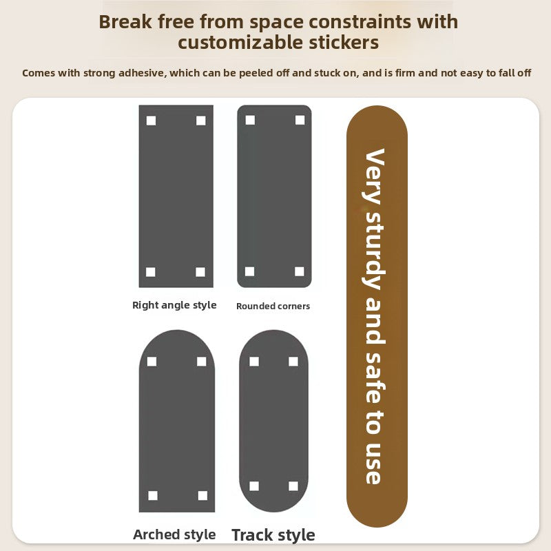 Self-Adhesive Acrylic Wall Mirror – No-Drill, HD Reflection